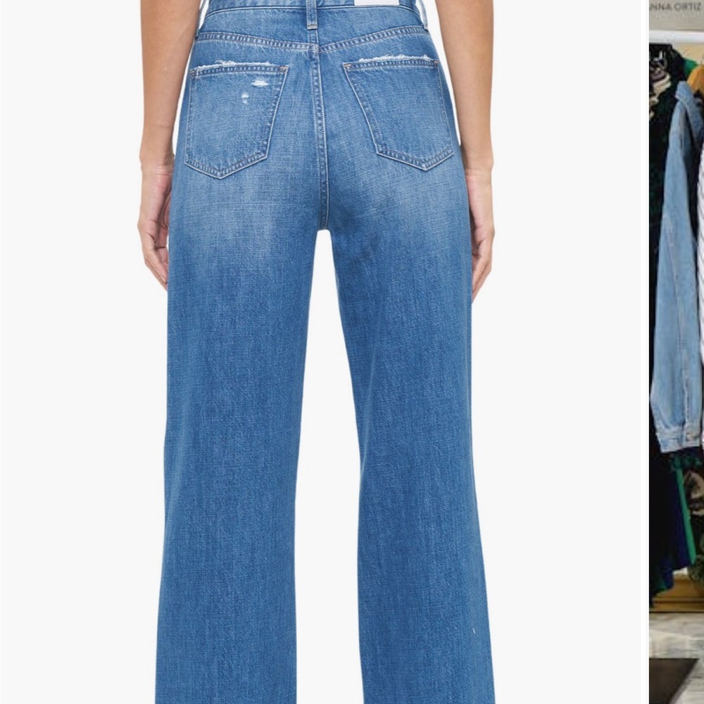 Pistola Ruby High Rise Palazzo Wide Leg Jeans Size 32 - Picture 12 of 14